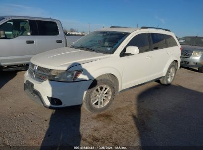 2017 DODGE JOURNEY SXT White  Flexible Fuel 3C4PDCBG1HT515652 photo #3