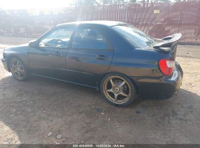 2003 SUBARU IMPREZA WRX Black  Gasoline JF1GD29683G506778 photo #4