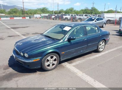 2002 JAGUAR X-TYPE 3.0L Blue  Gasoline SAJEB51C82WC38608 photo #3