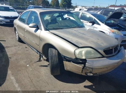 2001 MERCURY SABLE LS PREMIUM Gold  Gasoline 1MEFM55S81A652848 photo #1