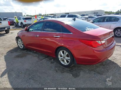 2012 HYUNDAI SONATA LIMITED Red  Gasoline 5NPEC4AC2CH486685 photo #4