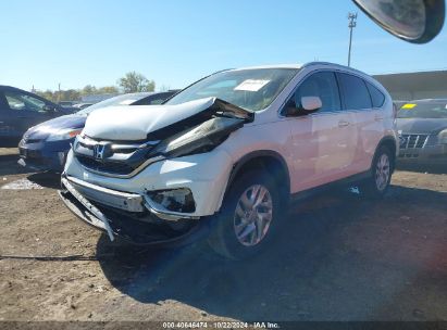 2016 HONDA CR-V EX-L White  Gasoline 5J6RM4H73GL013476 photo #3