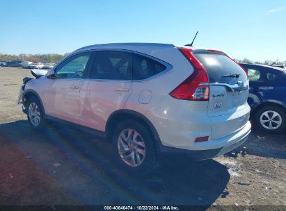 2016 HONDA CR-V EX-L White  Gasoline 5J6RM4H73GL013476 photo #4