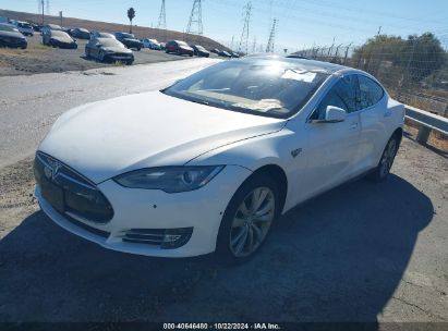 2015 TESLA MODEL S 70D/85D/P85D White  Electric 5YJSA1H2XFFP73523 photo #3