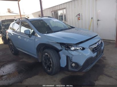 2021 SUBARU CROSSTREK PREMIUM Light Blue  Gasoline JF2GTAPC4M8200187 photo #1