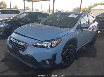 2021 SUBARU CROSSTREK PREMIUM Light Blue  Gasoline JF2GTAPC4M8200187 photo #3