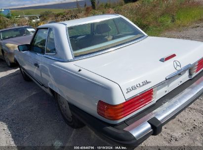 1988 MERCEDES-BENZ 560 SL White  Electric WDBBA48D0JA084125 photo #4