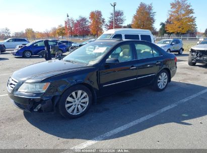 2009 HYUNDAI SONATA LIMITED Black  Gasoline 5NPEU46C59H507916 photo #3