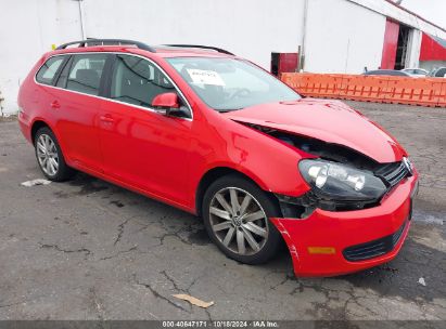 2012 VOLKSWAGEN JETTA SPORTWAGEN 2.5L SE Red  Gasoline 3VWPP7AJ4CM623985 photo #1