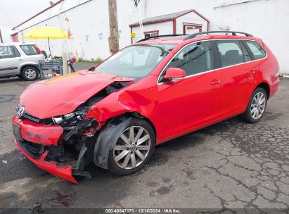 2012 VOLKSWAGEN JETTA SPORTWAGEN 2.5L SE Red  Gasoline 3VWPP7AJ4CM623985 photo #3