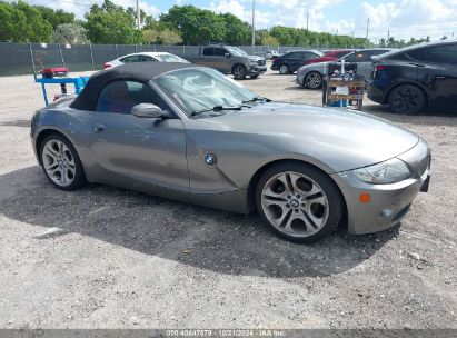 2005 BMW Z4 3.0I Gray  Gasoline 4USBT53525LT27858 photo #1