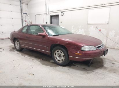 1998 CHEVROLET MONTE CARLO LS Maroon  Gasoline 2G1WW12M8W9167342 photo #1