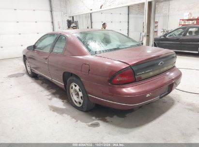 1998 CHEVROLET MONTE CARLO LS Maroon  Gasoline 2G1WW12M8W9167342 photo #4