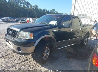 2006 FORD F-150 FX4/LARIAT/XLT Black  Flexible Fuel 1FTPW14V96FB03660 photo #3