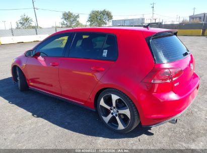 2016 VOLKSWAGEN GOLF GTI S 4-DOOR Red  Gasoline 3VW5T7AU1GM057058 photo #4