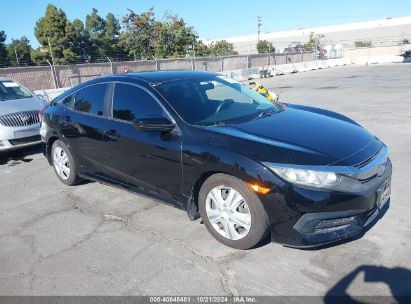 2016 HONDA CIVIC LX Black  Gasoline 2HGFC2F58GH515366 photo #1