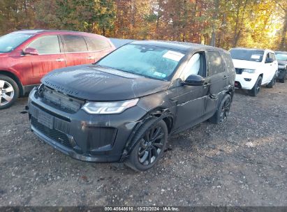 2022 LAND ROVER DISCOVERY SPORT S R-DYNAMIC Black  Gasoline SALCT2FX3NH911767 photo #3