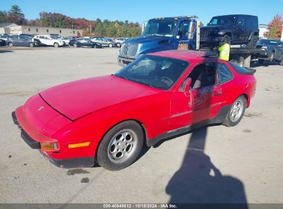 1986 PORSCHE 944 Red  Gasoline WP0AA0945GN454247 photo #3