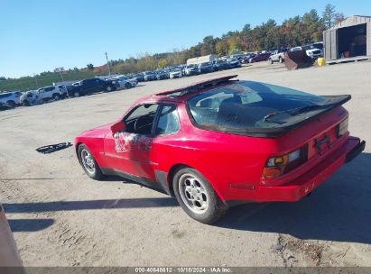 1986 PORSCHE 944 Red  Gasoline WP0AA0945GN454247 photo #4