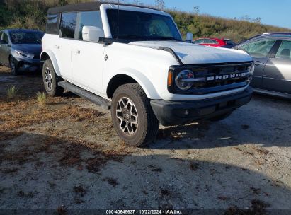 2024 FORD BRONCO OUTER BANKS White  Gasoline 1FMDE8BH3RLA73634 photo #1