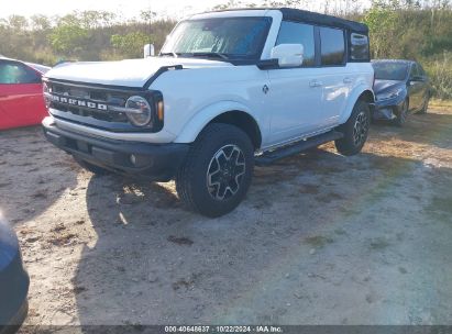 2024 FORD BRONCO OUTER BANKS White  Gasoline 1FMDE8BH3RLA73634 photo #3