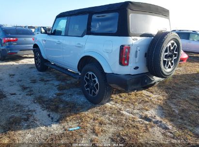 2024 FORD BRONCO OUTER BANKS White  Gasoline 1FMDE8BH3RLA73634 photo #4