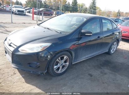 2014 FORD FOCUS SE Black  Gasoline 1FADP3F2XEL182762 photo #3