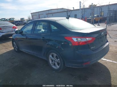 2014 FORD FOCUS SE Black  Gasoline 1FADP3F2XEL182762 photo #4