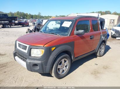 2004 HONDA ELEMENT EX Orange  Gasoline 5J6YH18524L006737 photo #3