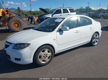 2008 MAZDA MAZDA3 I White  Gasoline JM1BK12F281849627 photo #3