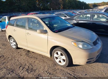 2004 TOYOTA MATRIX XR Beige  Gasoline 2T1KR32E54C218939 photo #1