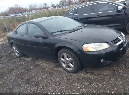 2006 DODGE STRATUS SXT Black  Gasoline 1B3EL46X06N165178 photo #1