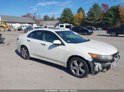 2009 ACURA TSX White  Gasoline JH4CU26629C034282 photo #1