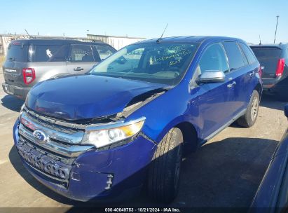 2013 FORD EDGE SE Blue  Gasoline 2FMDK3GC2DBA05133 photo #3