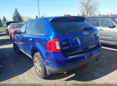 2013 FORD EDGE SE Blue  Gasoline 2FMDK3GC2DBA05133 photo #4