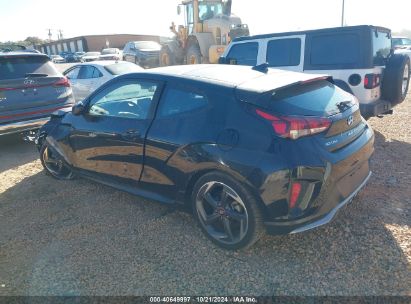 2019 HYUNDAI VELOSTER TURBO Black  Gasoline KMHTH6AB0KU014576 photo #4