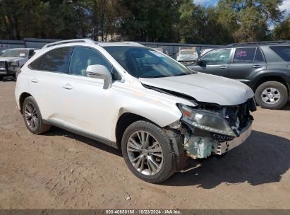 2013 LEXUS RX 350 White  Gasoline 2T2ZK1BA5DC092212 photo #1