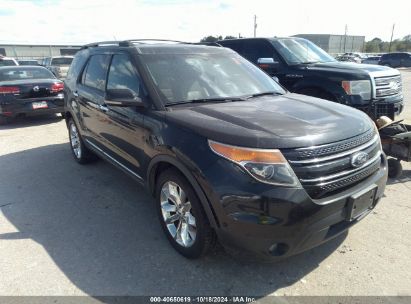 2012 FORD EXPLORER LIMITED Black  Gasoline 1FMHK7F99CGA86573 photo #1