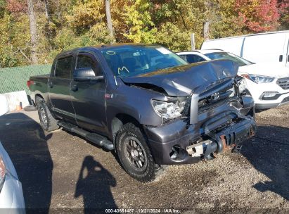 2012 TOYOTA TUNDRA CREWMAX SR5 Gray  Gasoline 5TFDY5F19CX228002 photo #1