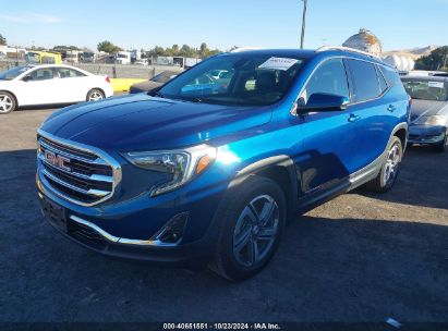 2020 GMC TERRAIN AWD SLT Blue  Gasoline 3GKALVEV1LL217226 photo #3