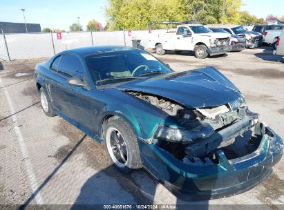 2000 FORD MUSTANG Green  Gasoline 1FAFP4046YF252284 photo #1