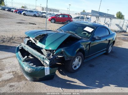 2000 FORD MUSTANG Green  Gasoline 1FAFP4046YF252284 photo #3