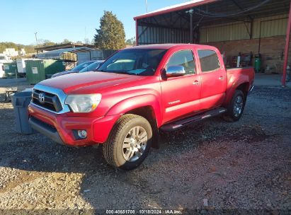 2014 TOYOTA TACOMA DOUBLE CAB Red  Gasoline 5TFLU4EN0EX095686 photo #3