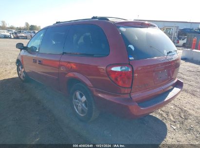 2007 DODGE GRAND CARAVAN SXT Red  Gasoline 2D4GP44L67R277440 photo #4