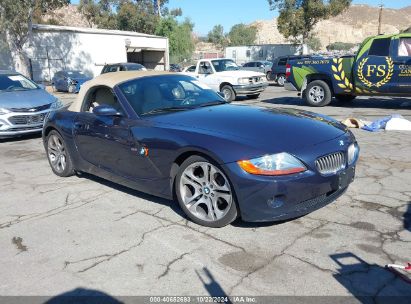 2004 BMW Z4 3.0I Blue  Gasoline 4USBT53544LU08343 photo #1