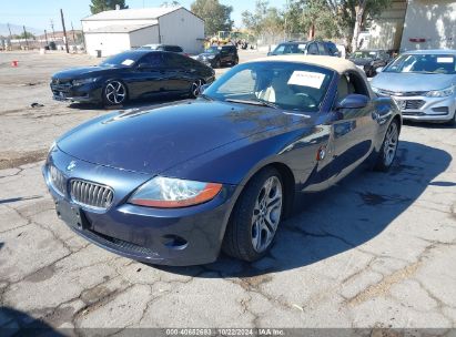 2004 BMW Z4 3.0I Blue  Gasoline 4USBT53544LU08343 photo #3