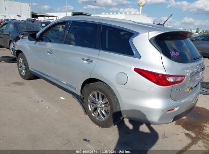 2013 INFINITI JX35 Silver  Gasoline 5N1AL0MN9DC352642 photo #4