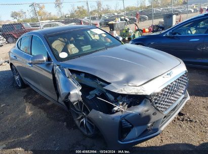 2020 GENESIS G70 2.0T AWD Silver  Gasoline KMTG44LA6LU053556 photo #1