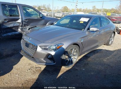 2020 GENESIS G70 2.0T AWD Silver  Gasoline KMTG44LA6LU053556 photo #3