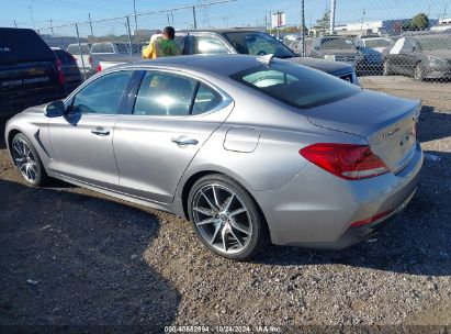 2020 GENESIS G70 2.0T AWD Silver  Gasoline KMTG44LA6LU053556 photo #4